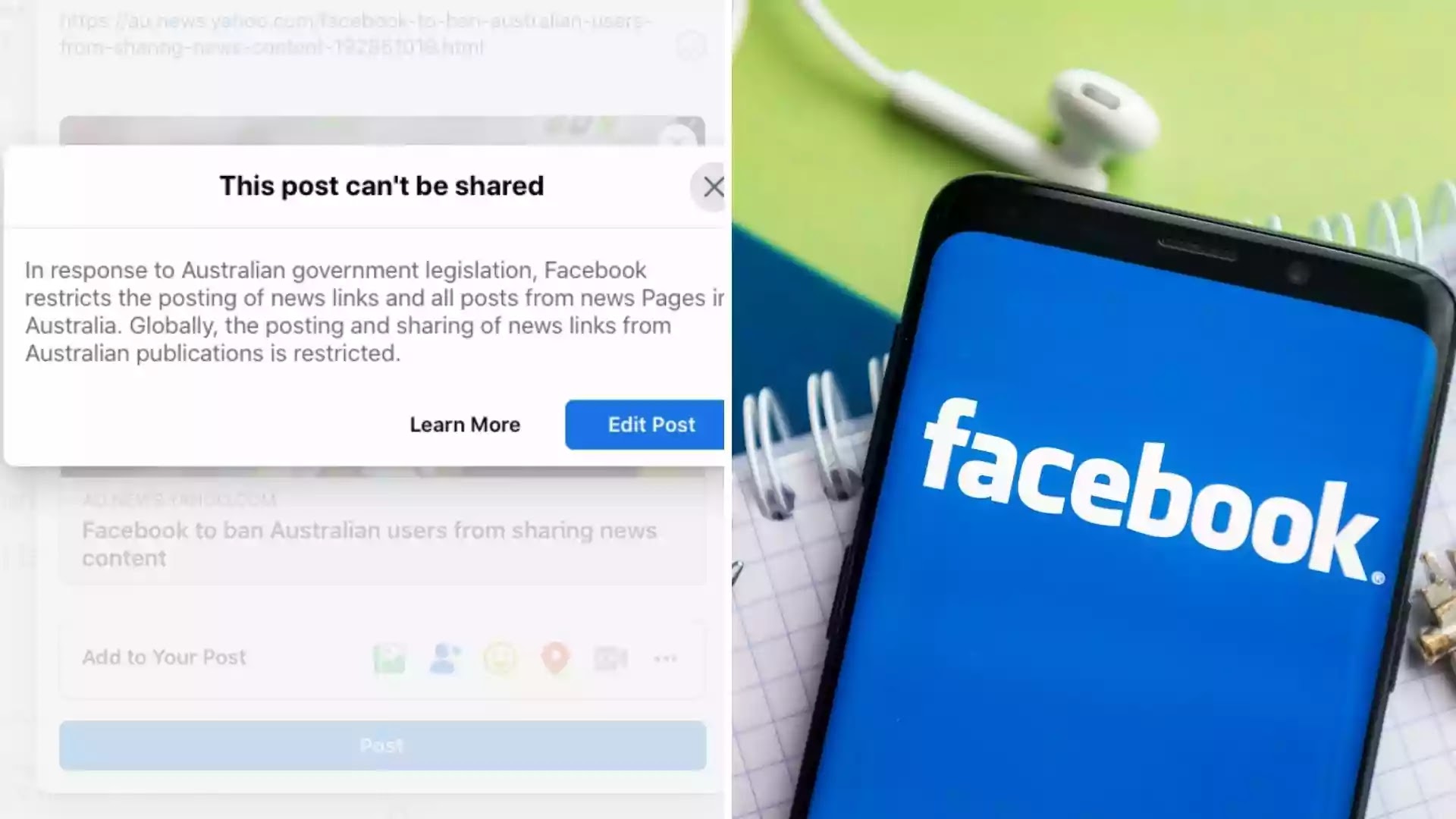Facebook australia, emergency services page, facebook, google, news sharing, social media company,