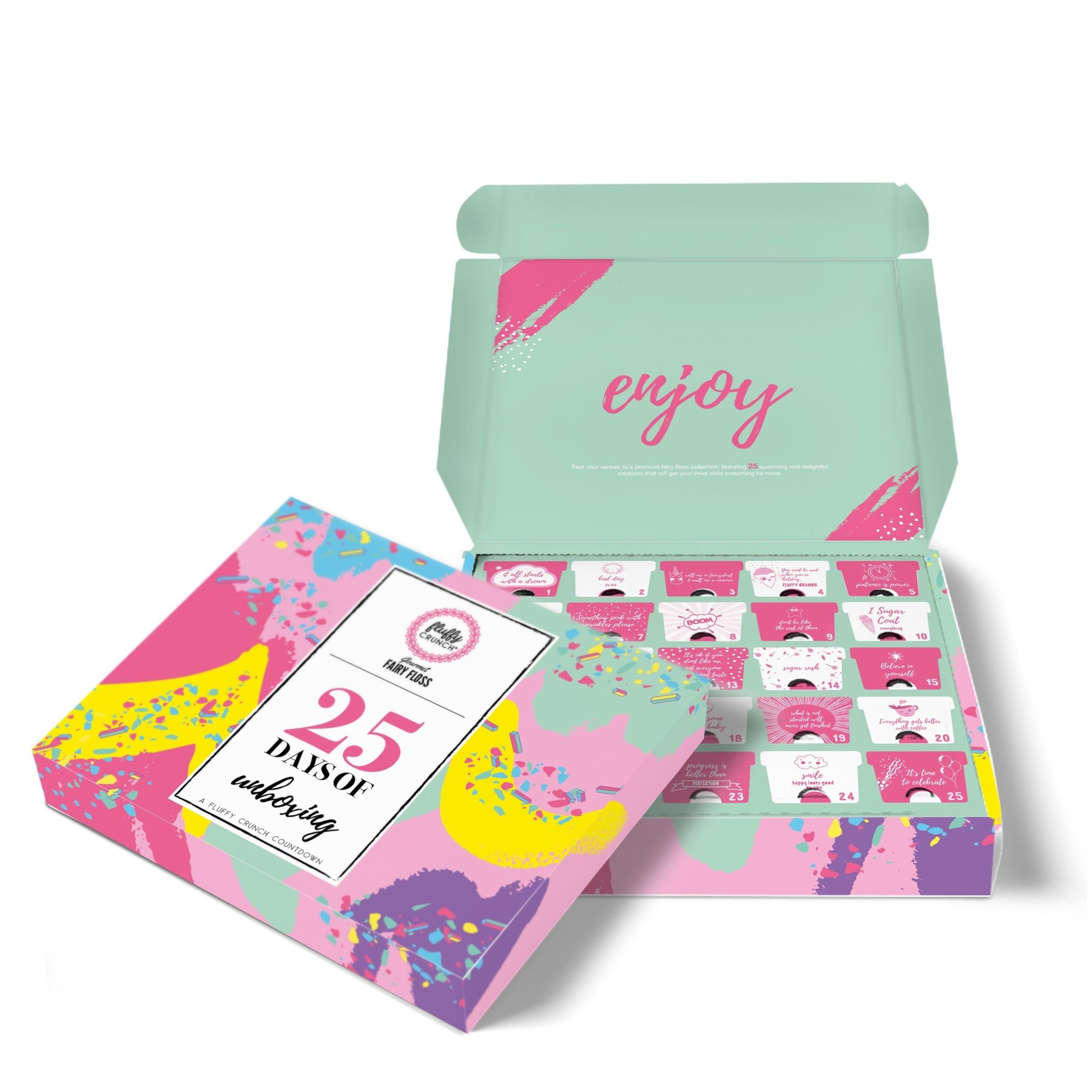 It's A Ruby And Pearl Christmas Thing Fluffy Crunch Fairy Floss