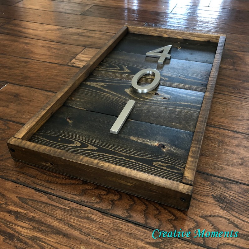 Rustic Wooden House Sign