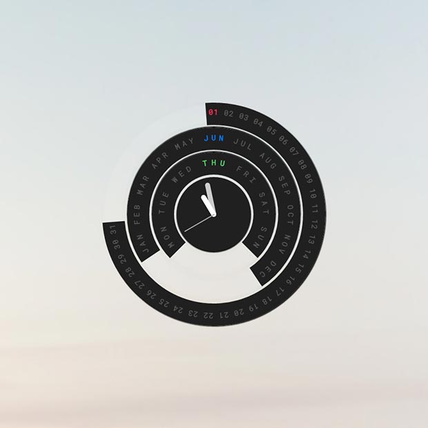 Circular Calendar 2.0 Wallpaper Engine