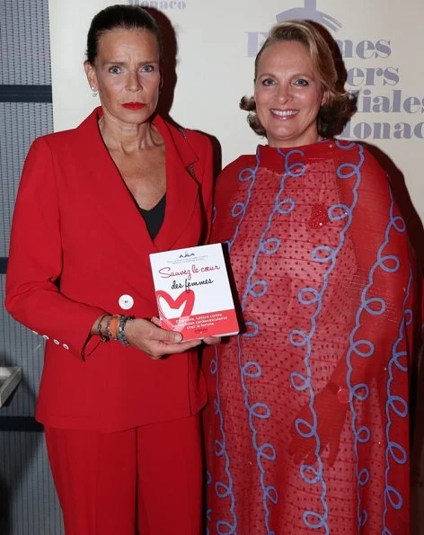Princess Stephanie attended an event held at Monaco Yacht Club in order to support Saving Women’s Hearts by Women Leaders of Monaco