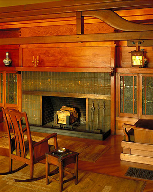 Craftsman Style Fireplace