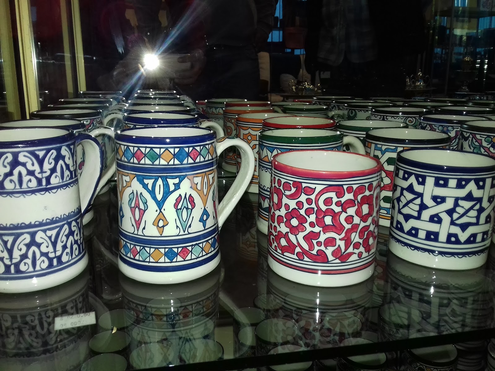 Traditional Cups Cooperative Artistic Pottery And Zellige Of Fes