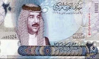 سعر الدولار مقابل الدينار البحريني
