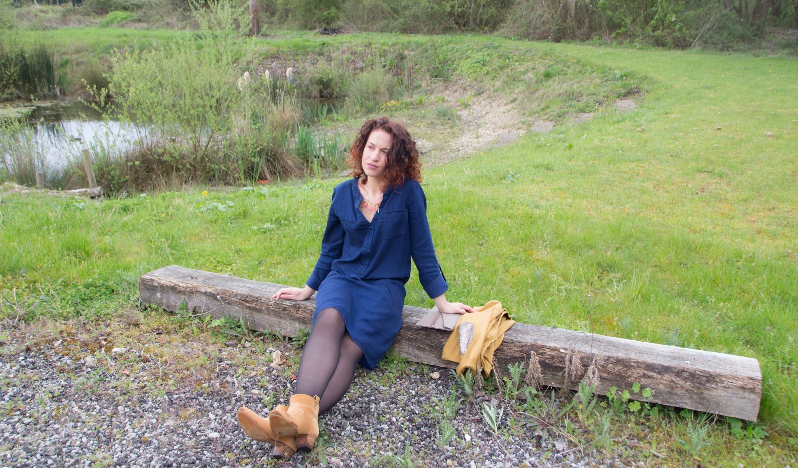 bottines moutarde