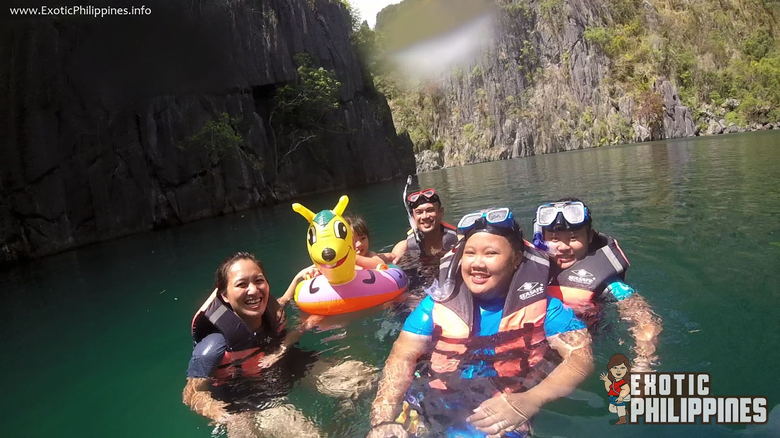 Taking a Dip at the Beautiful Twin Lagoon in Coron Palawan Exotic Philippines Travel Blog and Blogger