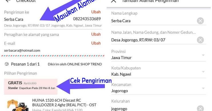 Cara Mengetahui Alamat Toko Di Lazada Lektur