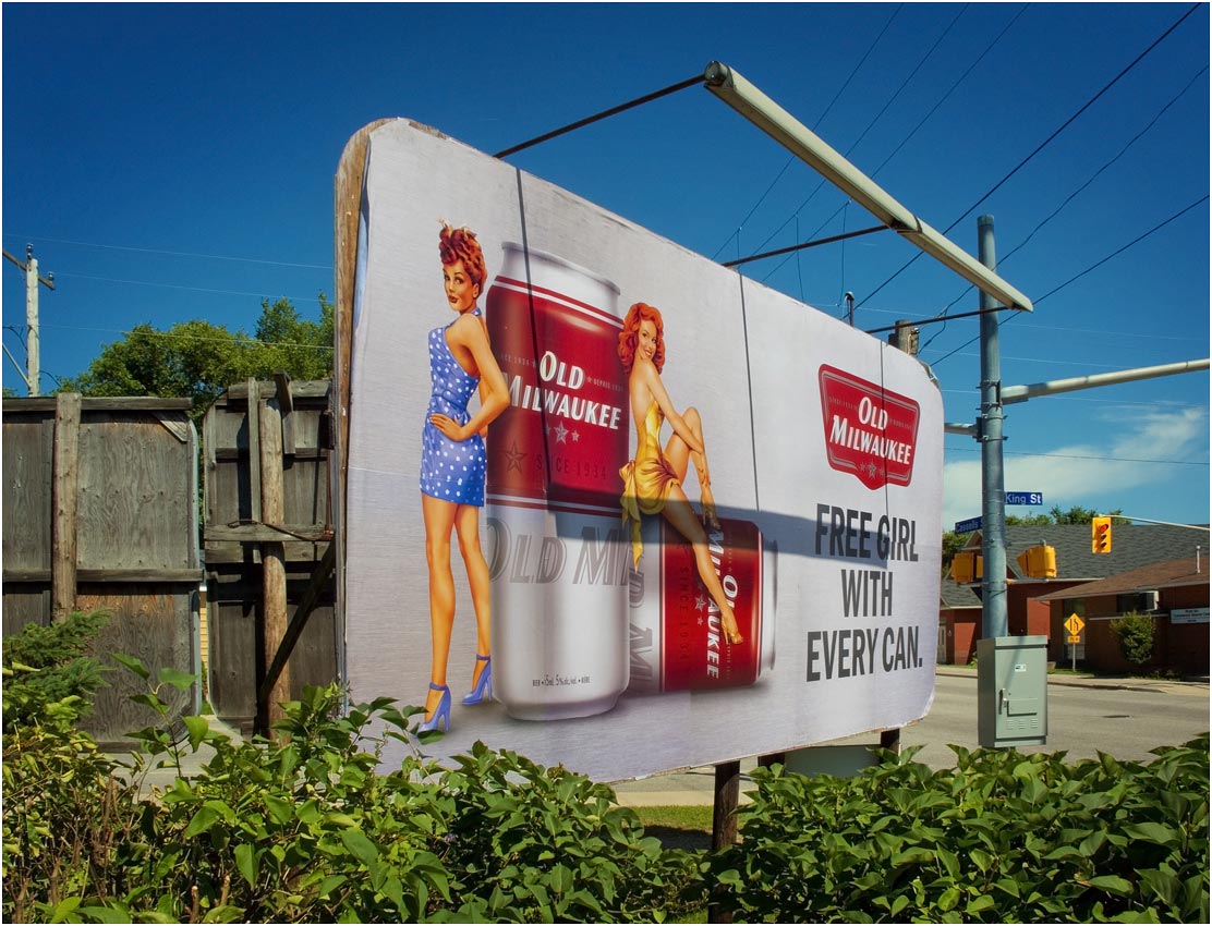 Silverpixel OLD MILWAUKEE BILLBOARD, NORTH BAY