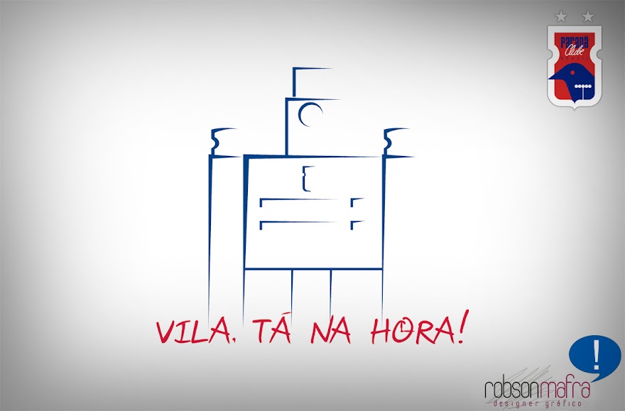 Logo da campanha Vila, tá na hora!