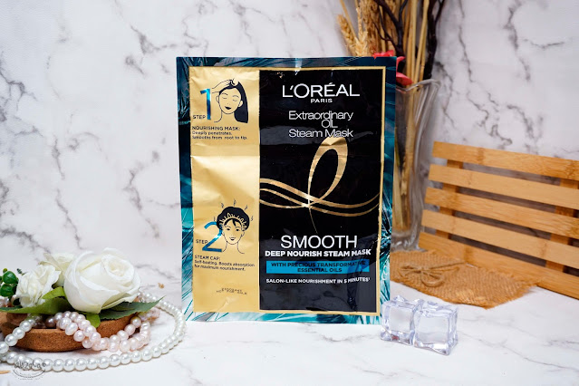 review l'oreal paris extraordinary oil steam mask
