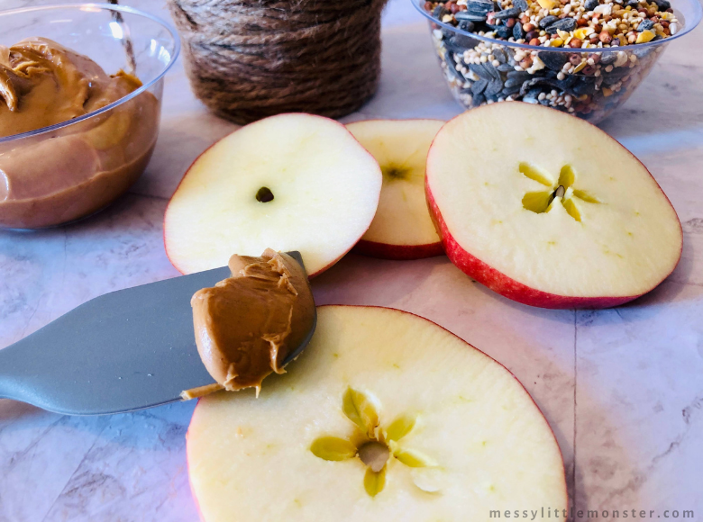 Apple Bird Feeder Messy Little Monster