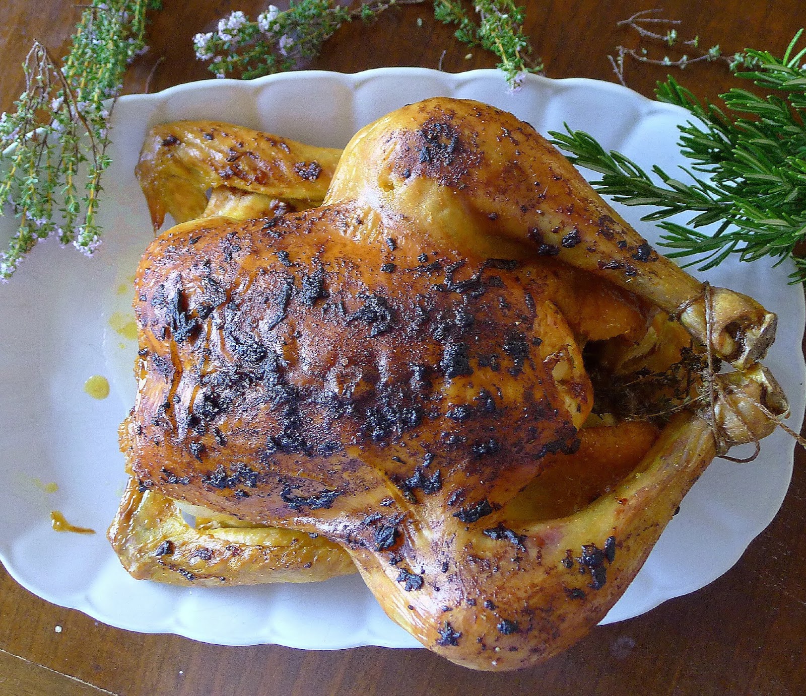 MY KITCHEN IN SPAIN ME AND A ROAST CHICKEN