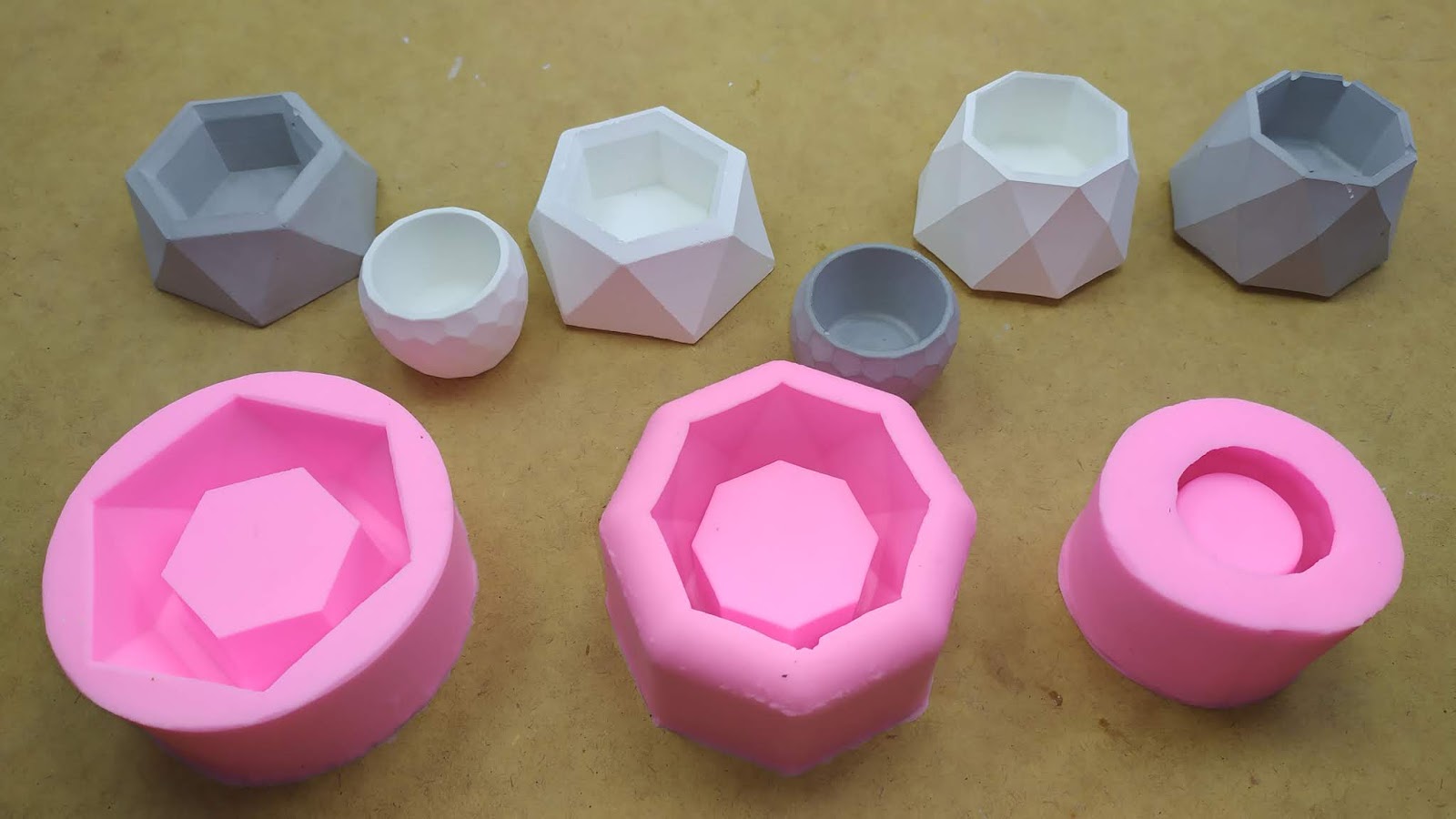 قوالب سيليكون إبداعية للاسمنت + فكرة مشروع Silicone Mold Creative