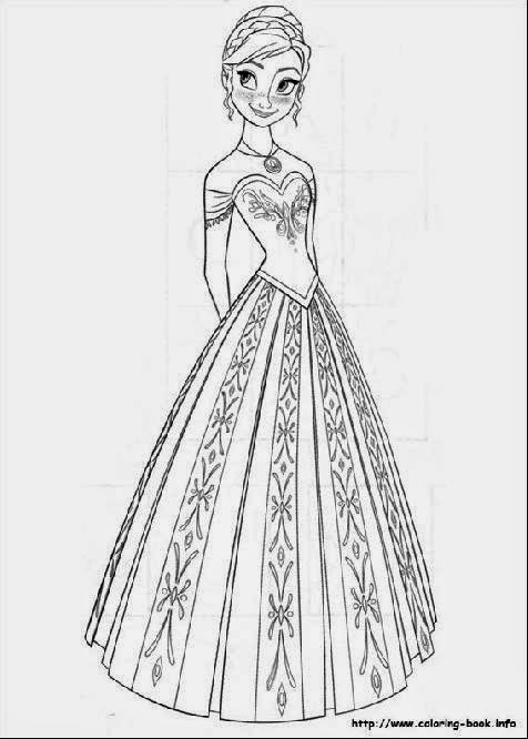 Frozen coloring pages on Coloring Book