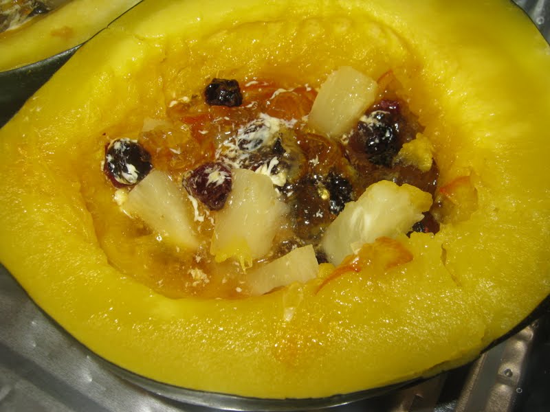 Pineapple Cinnamon Stuffed Acorn Squash