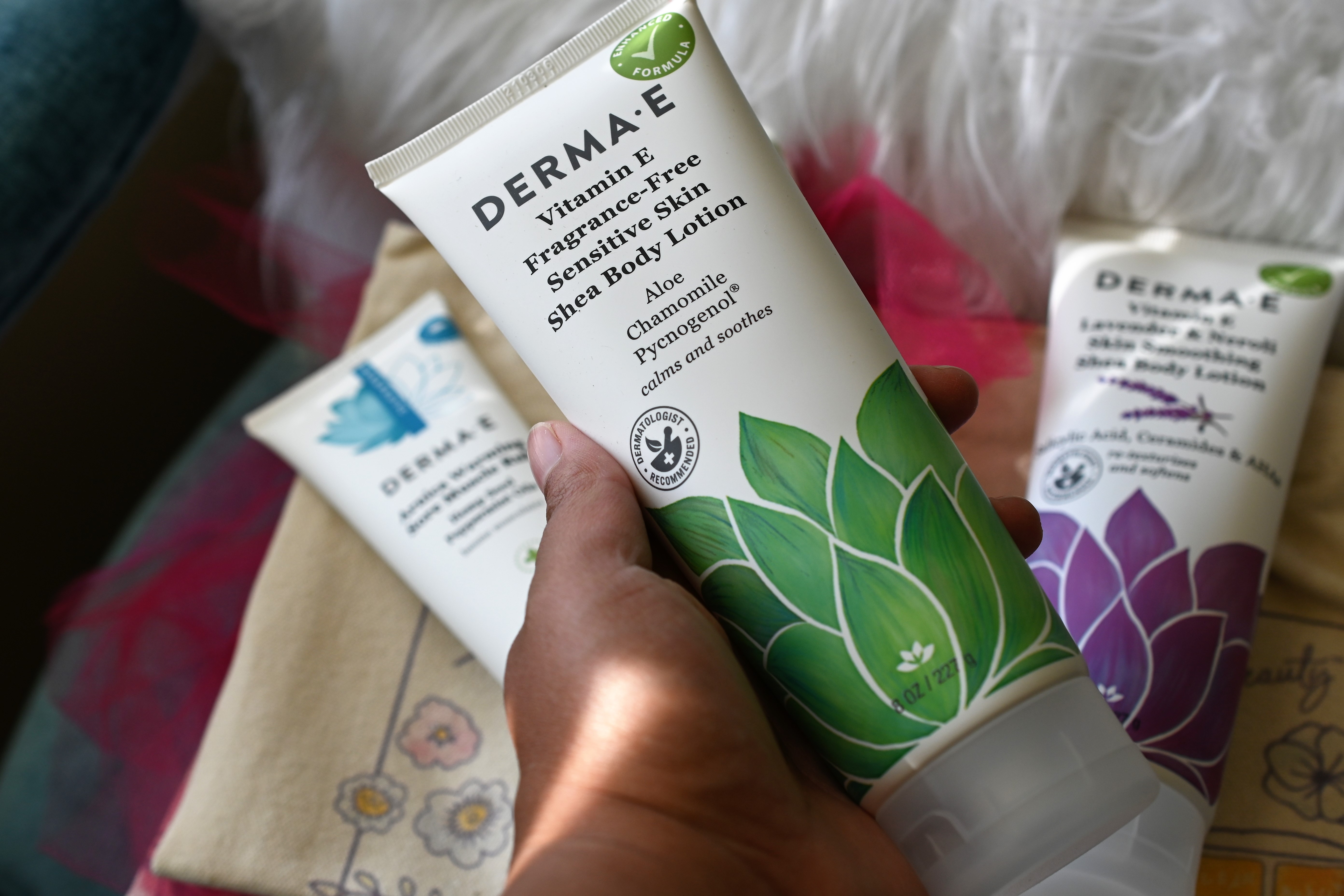 DERMA-E Vitamin E Fragrance-Free Sensitive Skin Shea Body Lotion