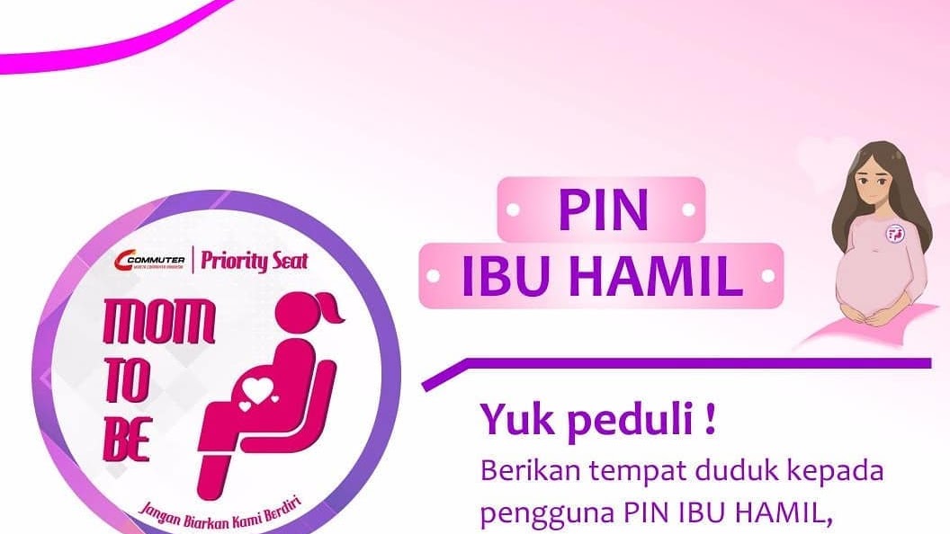 Pin Prioritas Ibu Hamil Untuk Pengguna Krl Commuter Line Persyaratan Dan Cara Mendaftarnya Serta Lokasi Daftarnya Pin Prioritas Ibu Hamil Untuk Pengguna Krl Commuter Line Persyaratan Dan Cara Mendaftarnya Serta Lokasi Daftarnya