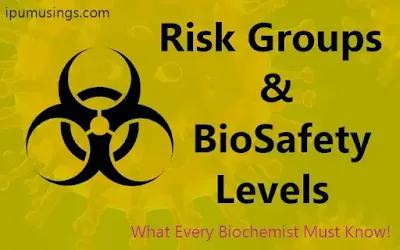 Risk groups and Biosafety Levels - An Overview - What Every Biochemist Must Know! (#biosafety)(#biorisklevels)(#biochemistry)(#ipumusings)