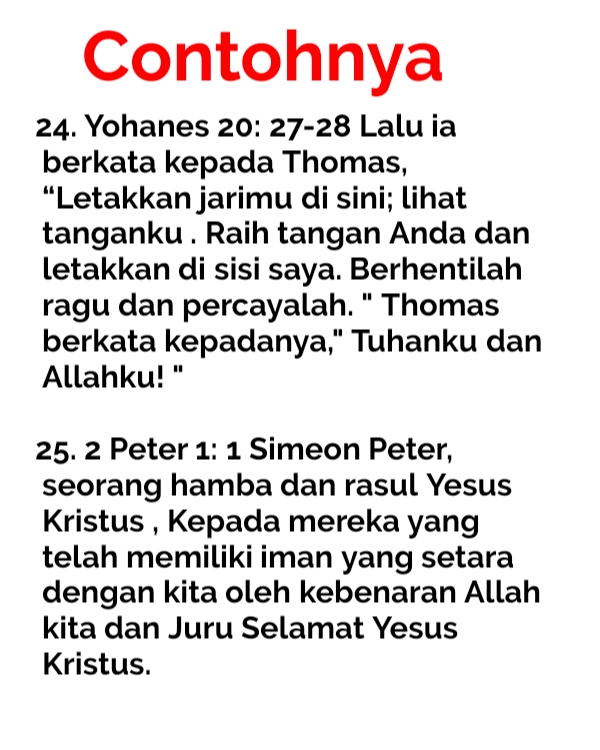 25 Ayat Alkitab yang mengatakan Yesus adalah TUHAN
