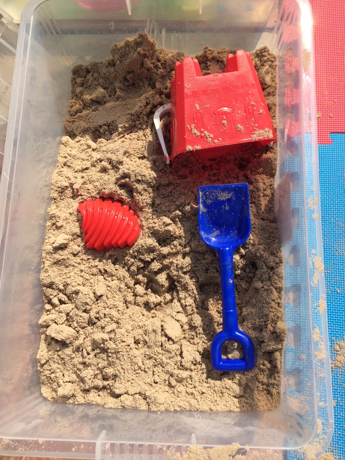 The Cotswold Mum Blog How to make a toddler sand and water pit for