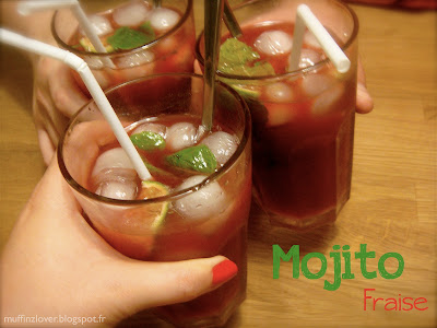 Recette mojito fraise - muffinzlover.blogspot.fr