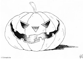 transmissionpress: The 11 Halloween Pumpkin Coloring Pages