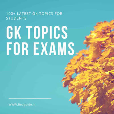 General Knowledge Topics For Students