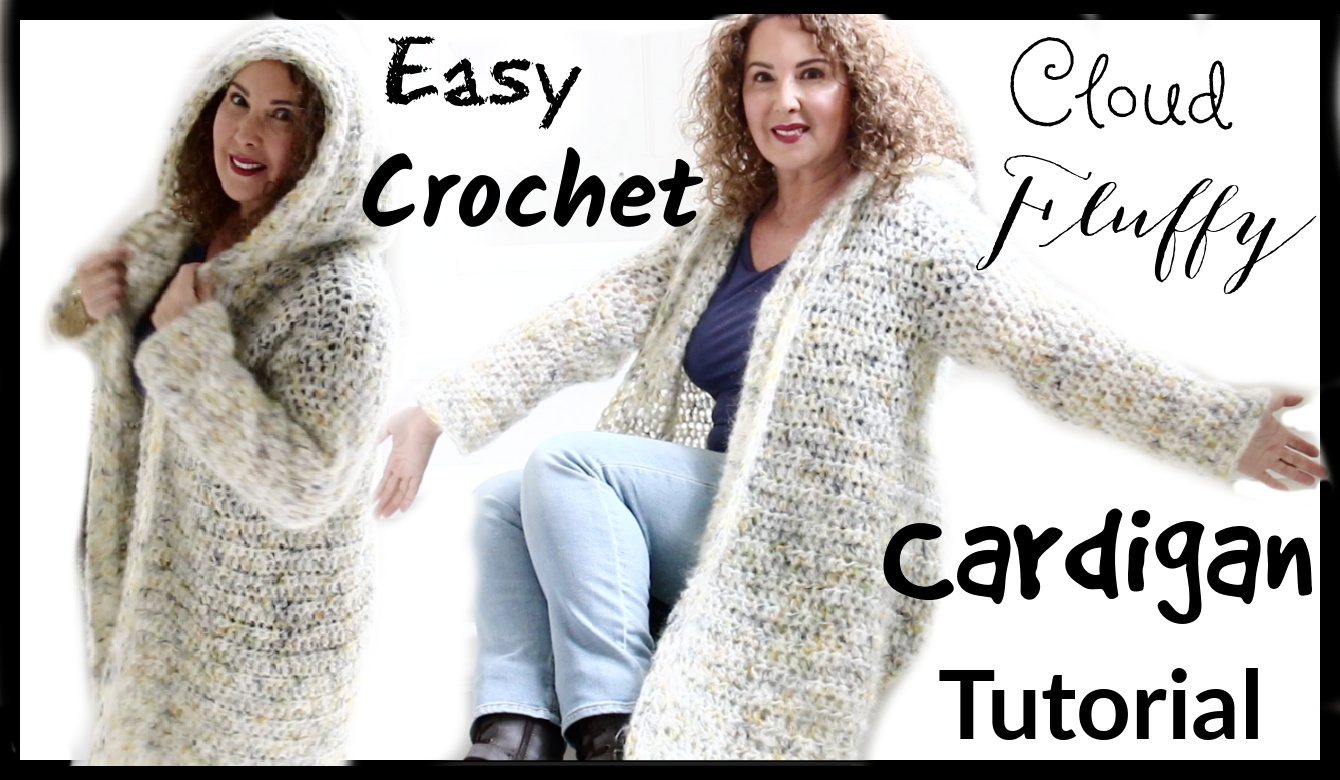 Annoo's Crochet World: Easy Fluffy Cloud Cardigan