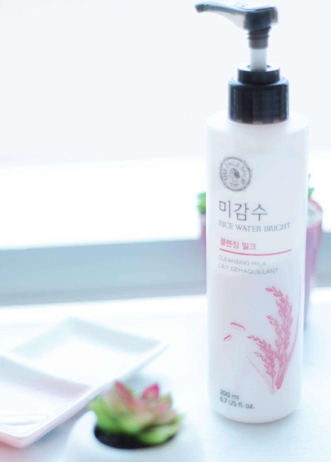 korean beauty review the face shop rice water cleansing milk