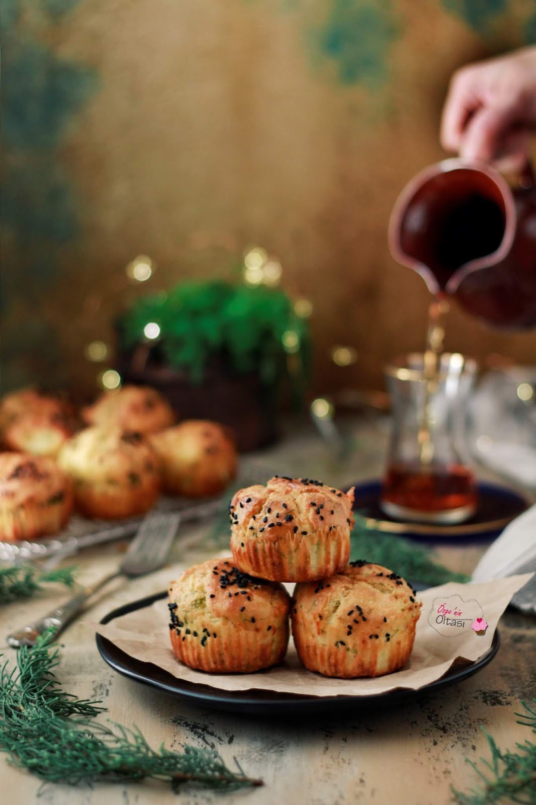 Peynirli Dereotlu Muffinler Özge�nin Oltası Tam Ölçülü Tarifler