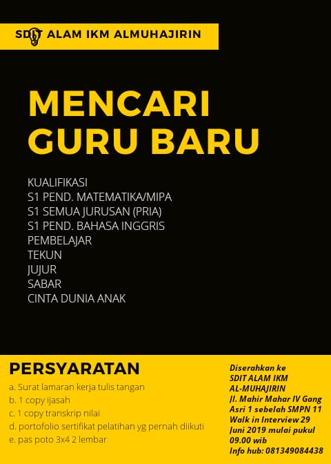 Lowongan Kerja Alumni Prodi Mpi