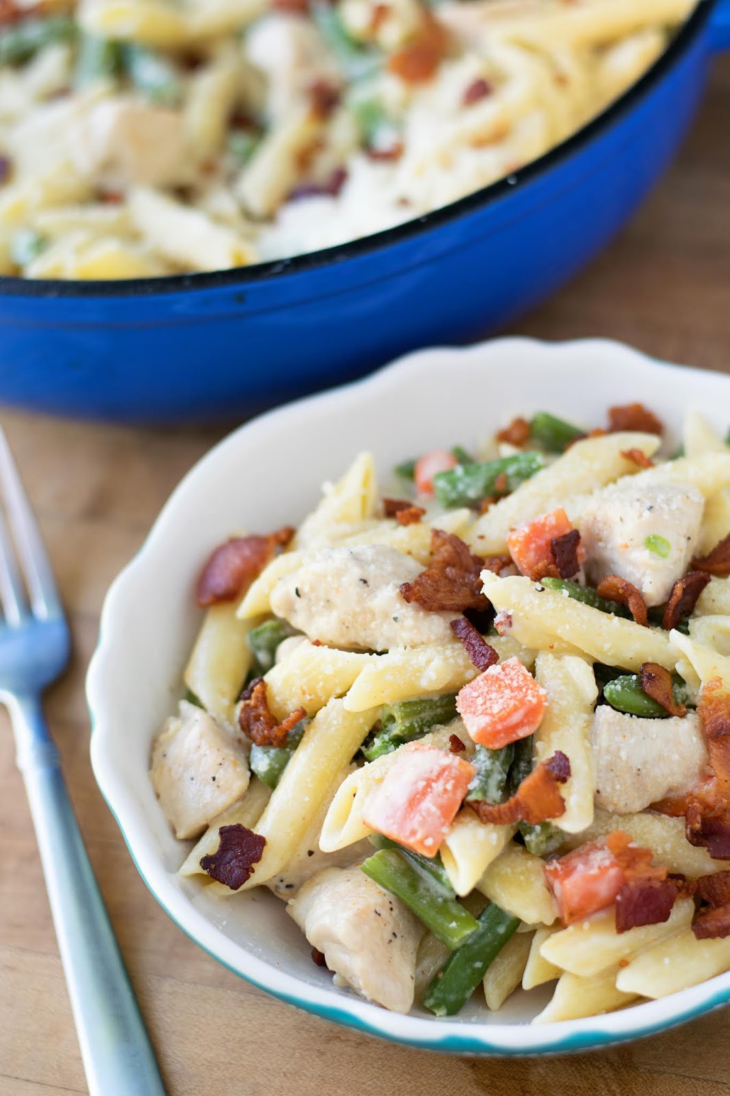 One Pot Creamy Chicken And Vegetable Pasta Recipe The Kitchen Wife handwash-sodex