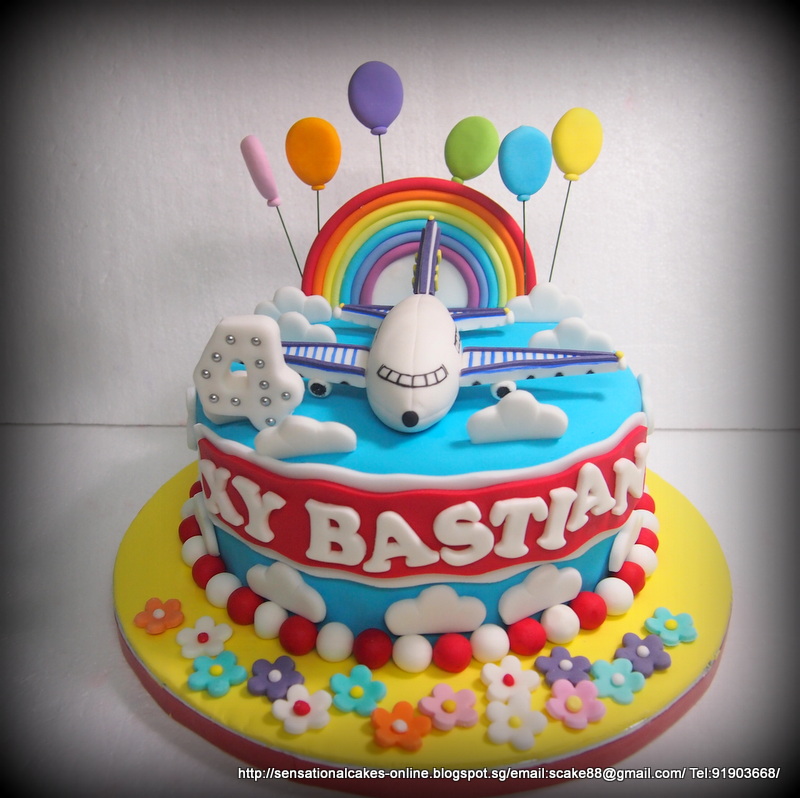 The Sensational Cakes: JUMBO JET /PLANE CAKE SINGAPORE