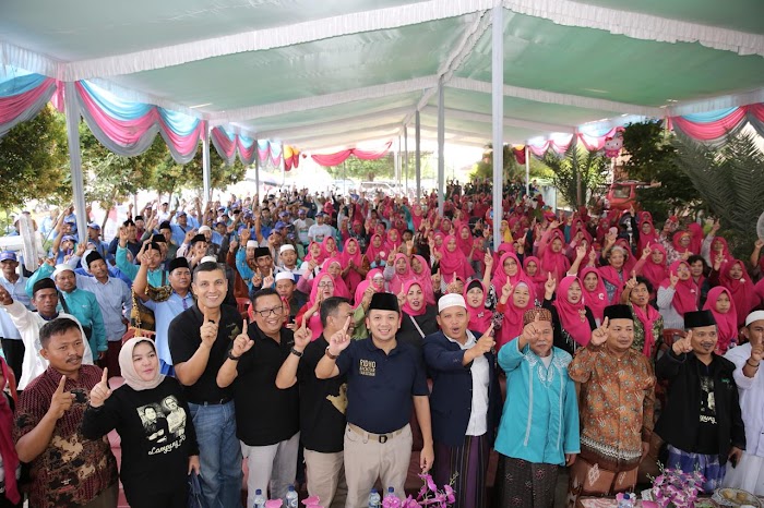 Lagi, Warga Yukum Jaya Kompak Dukung Ridho Bachtiar
