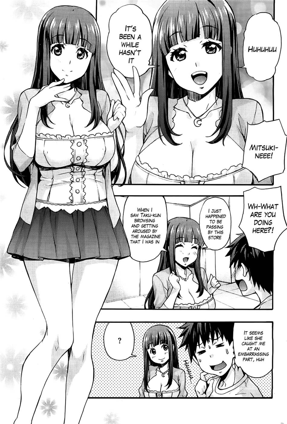 Hentai Manga Comic-The Sexy,Heart-Pounding Study-Chapter 2-My First Love of an Onee-san is a Gravure Idol-3