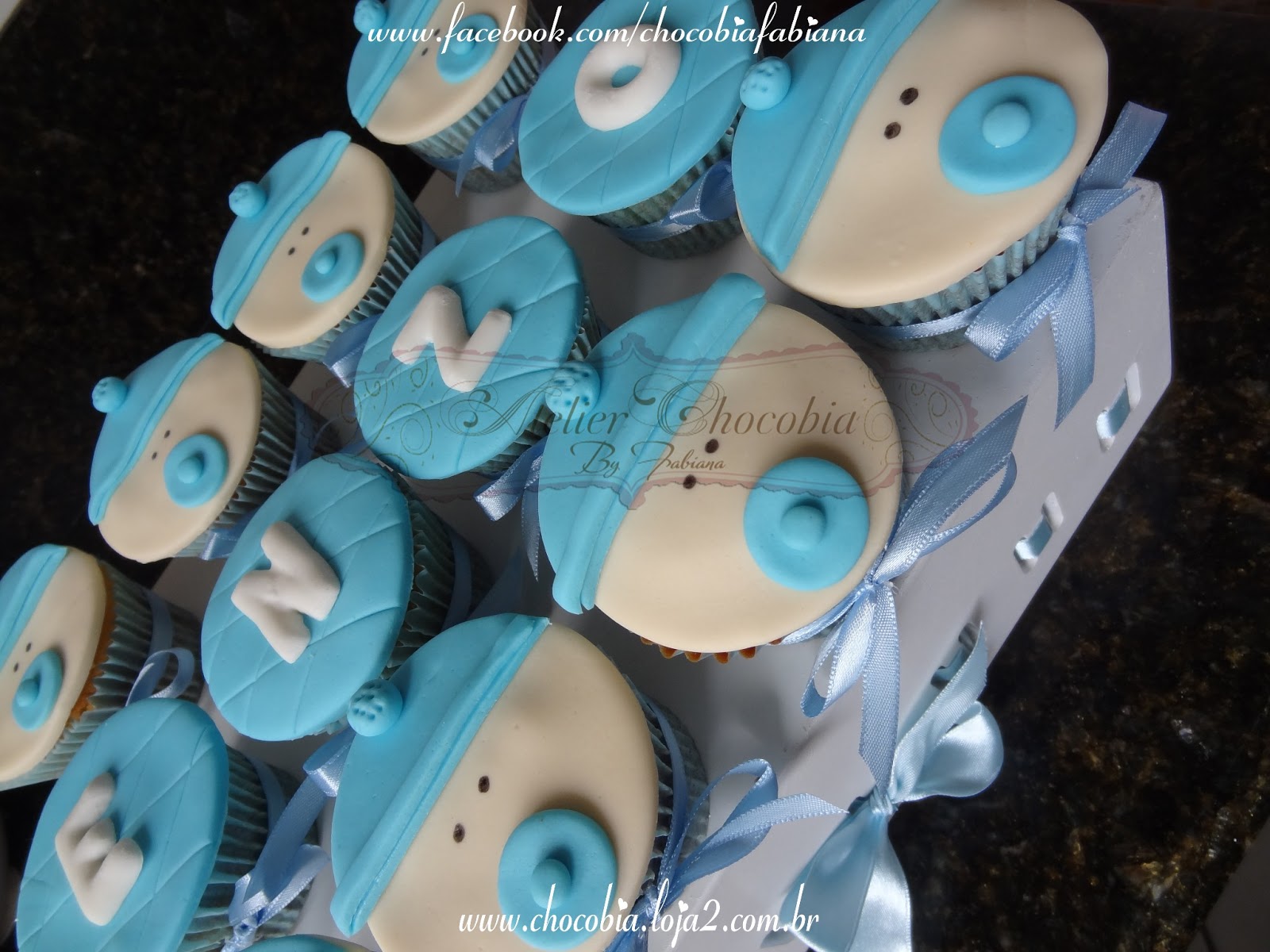 ChocoBia Proven al Fabiana Cupcake Ch De Beb Menino chocobia-proven-al-fabiana-cupcake-ch-de-beb-menino