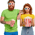 Couple Watching Movie Transparent Image