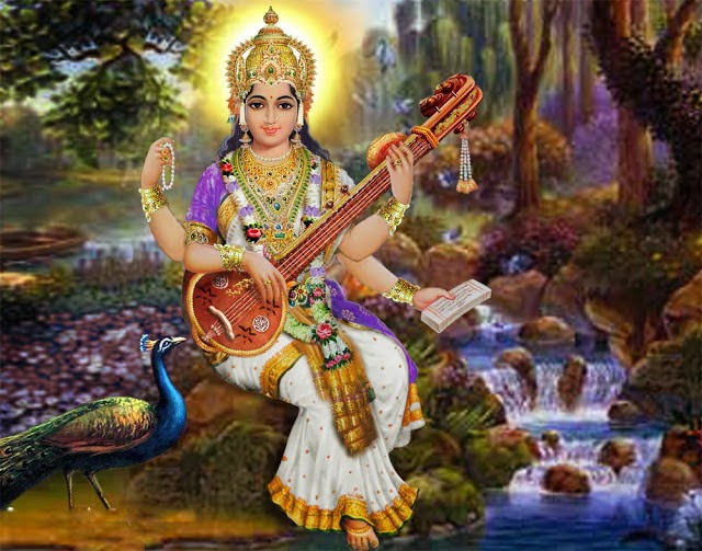 Goddess Saraswati Mata HD Wallpapers for Vasant Panchami Download