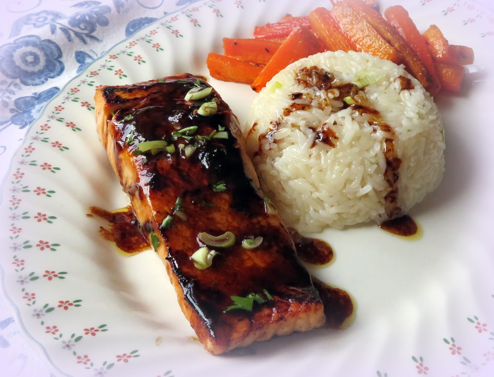 PanSeared Salmon with a Sweet & Spicy Asian Glaze The English Kitchen