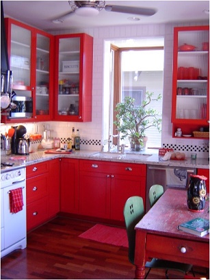 Cocinas Rojas Ideas - Colores en Casa