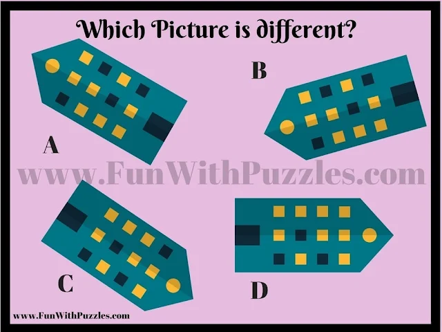 Odd One Out Visual Puzzle