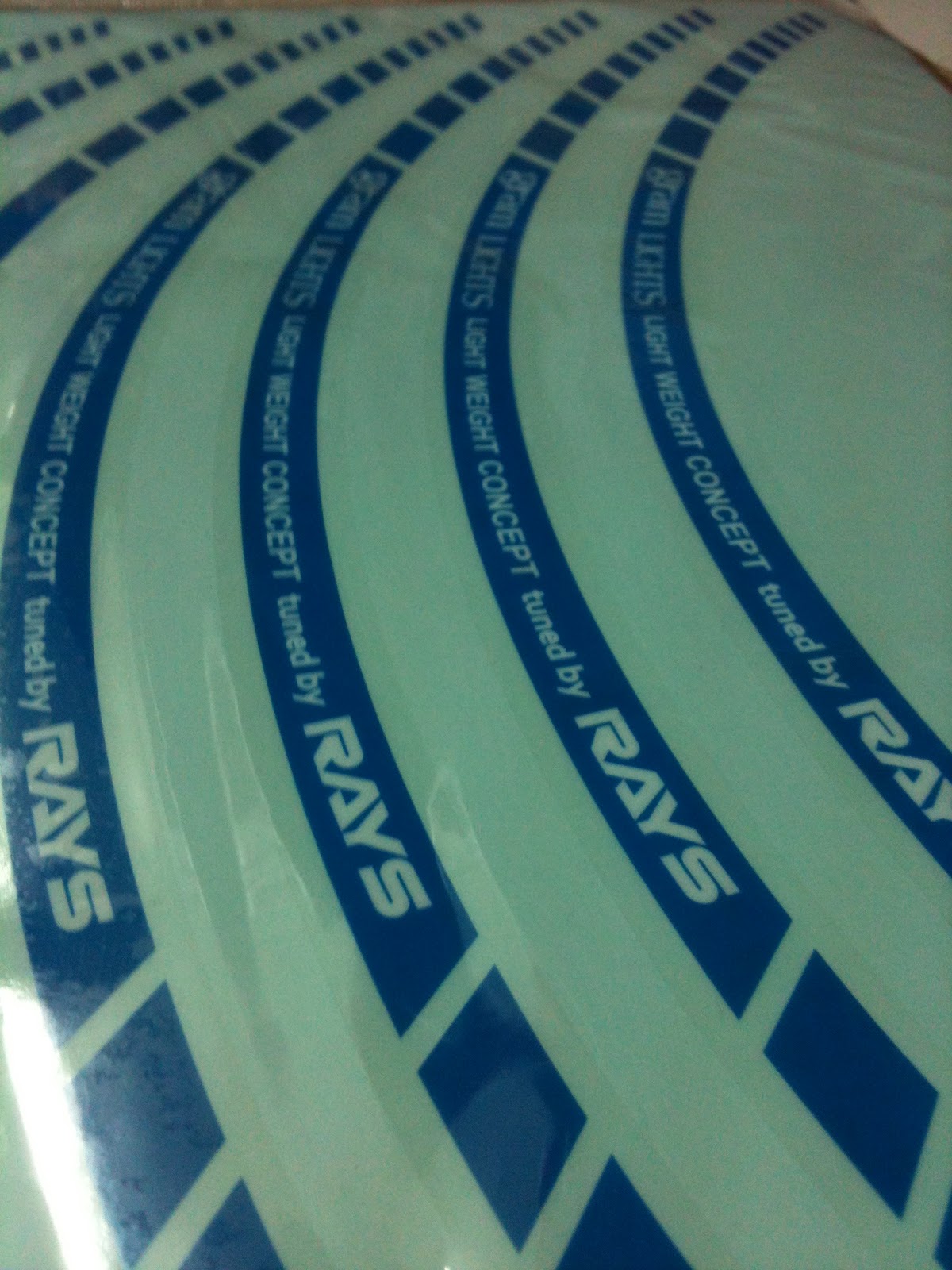 Gram Lights Tuned By RAYS / Decal / Vinyl Wheel Autodecals Racing Store Online