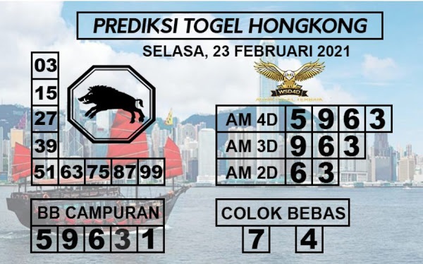 22 Prediksi jp hk 23 februari 2021