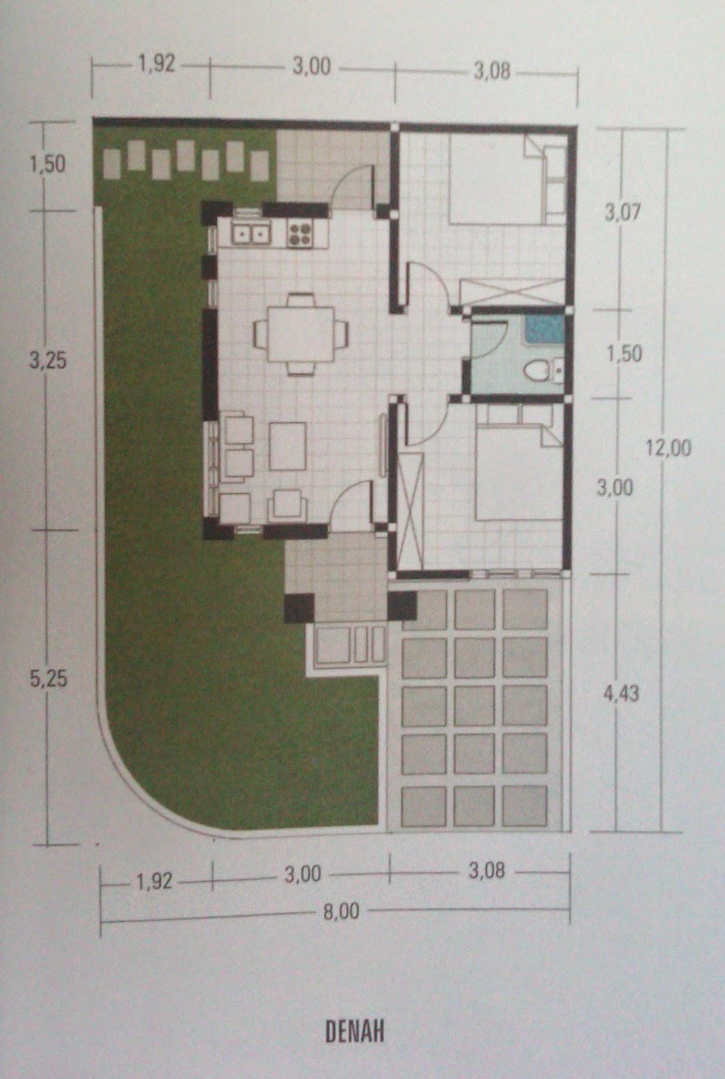 Proporsi Elegan Pada Rumah Mungil Sederhana - 1000desainrumah