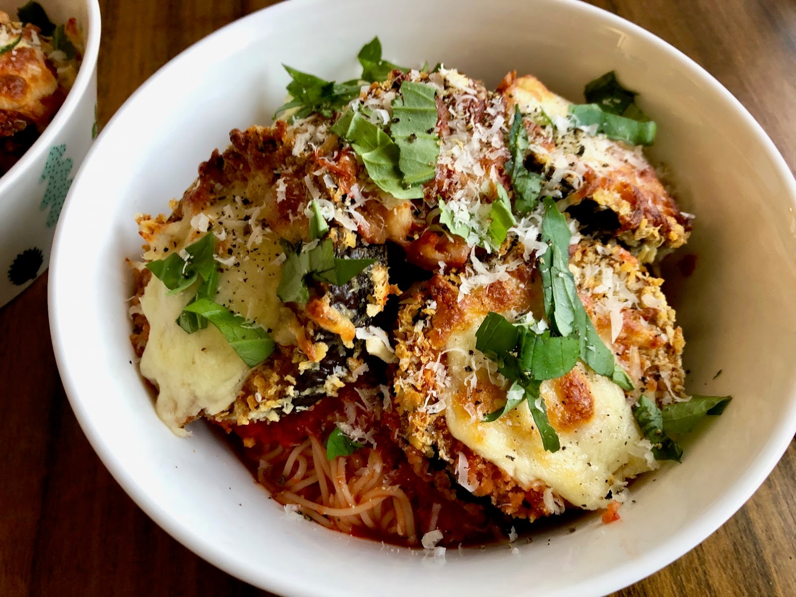 First Eggplant Parmesan in England