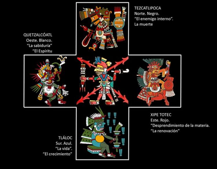 El nacimiento de los cuatro Tezcatlipocas inspira mural en la colonia Jardín Balbuena