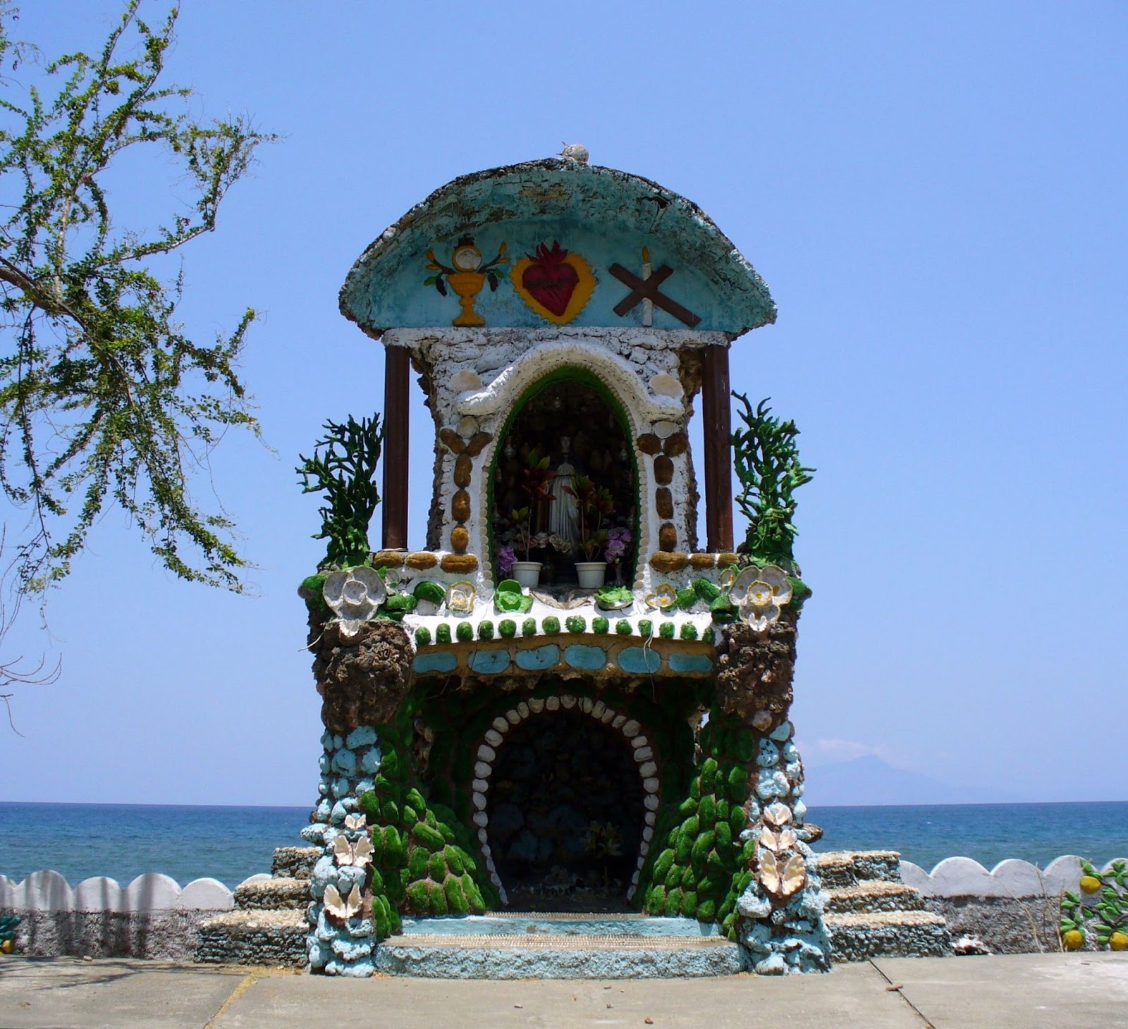 site, with information