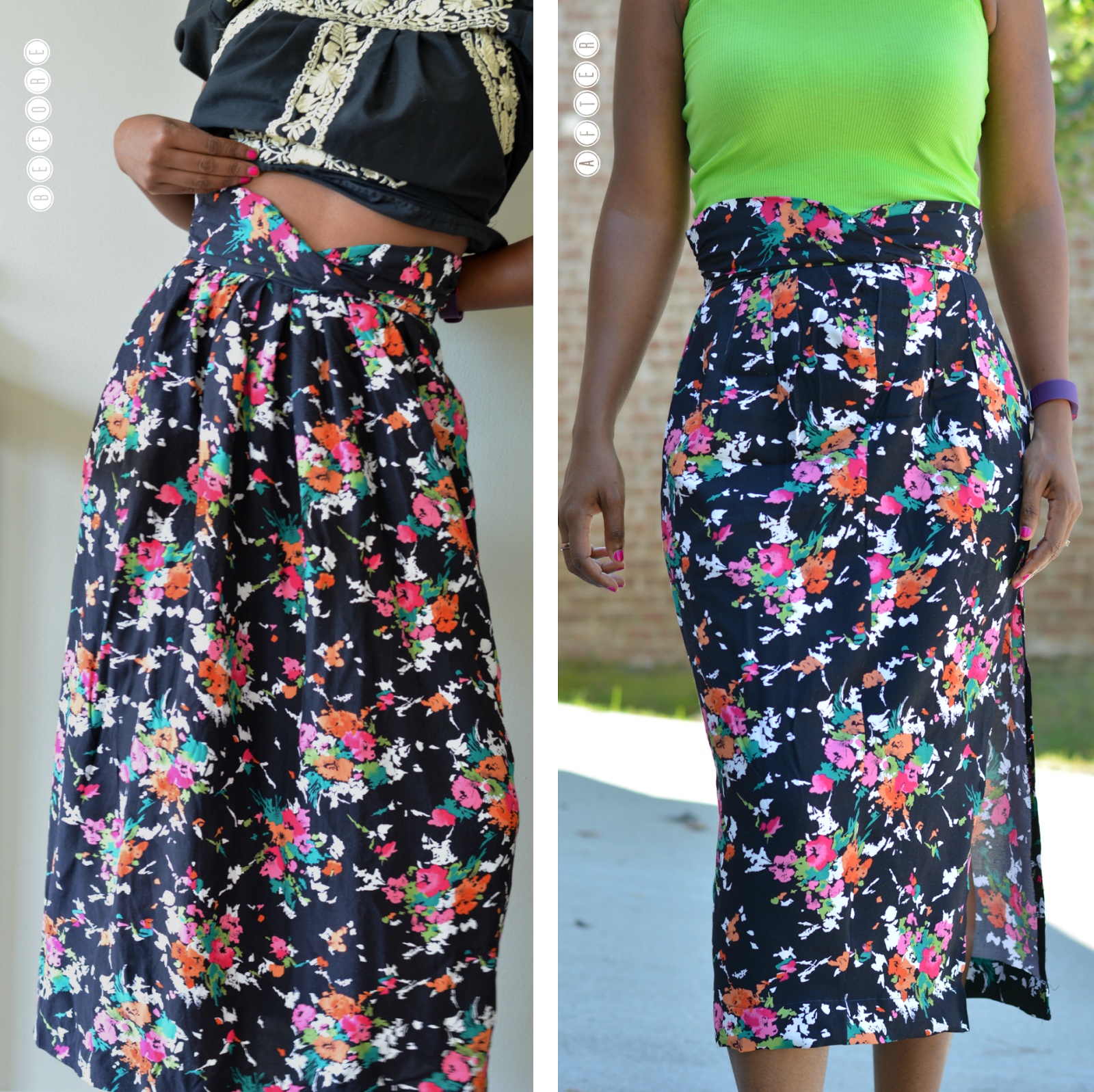 How to Remove Frump From Thrift Store Skirt Thriftanista in the City