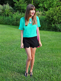 What to wear with scalloped shorts, outfit ideas | House Of Jeffers | www.houseofjeffers.com