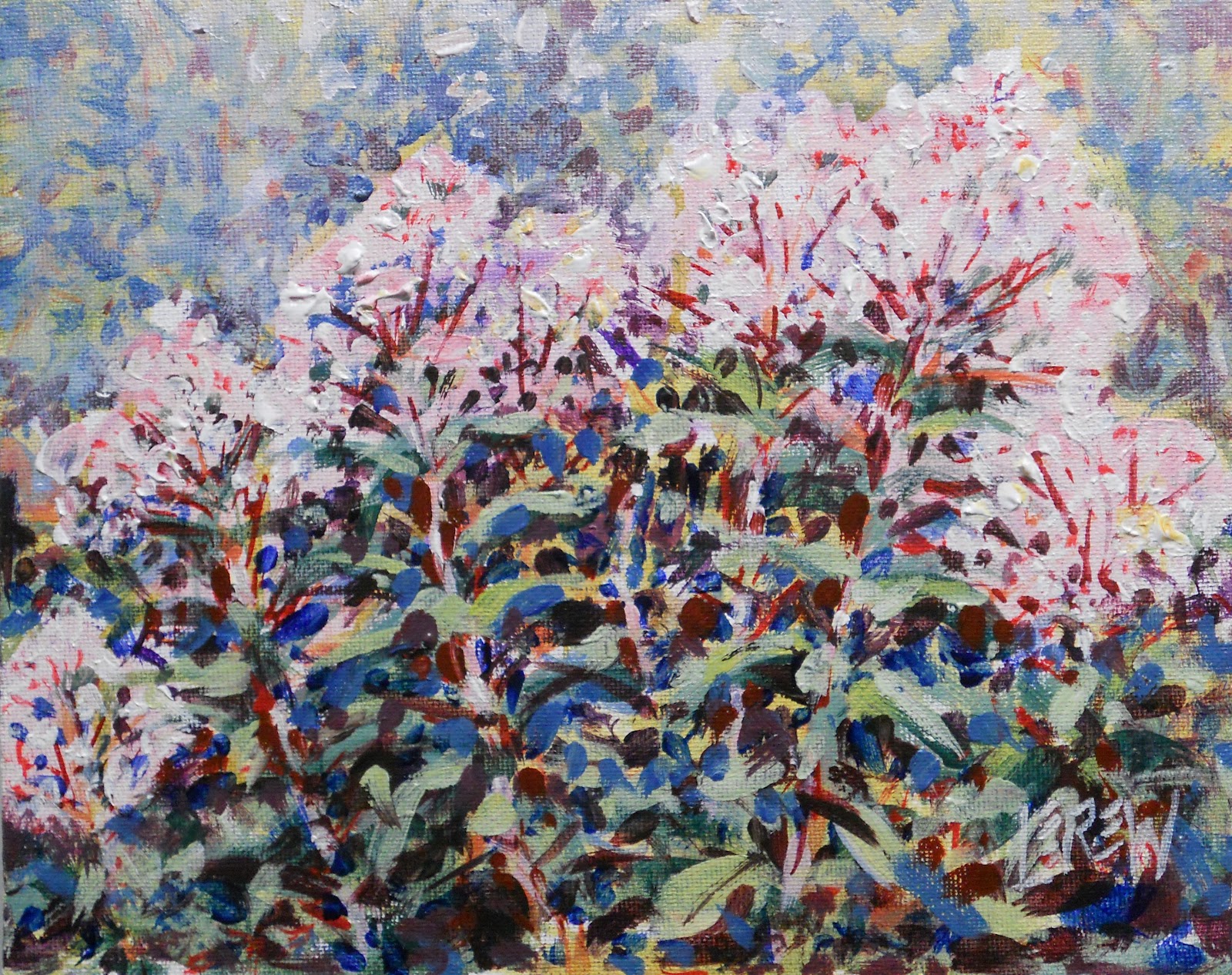 Daily Painters of Pennsylvania: Backyard Wildflowers - Larry Lerew Daily Painters of Pennsylvania: Backyard Wildflowers - Larry Lerew
